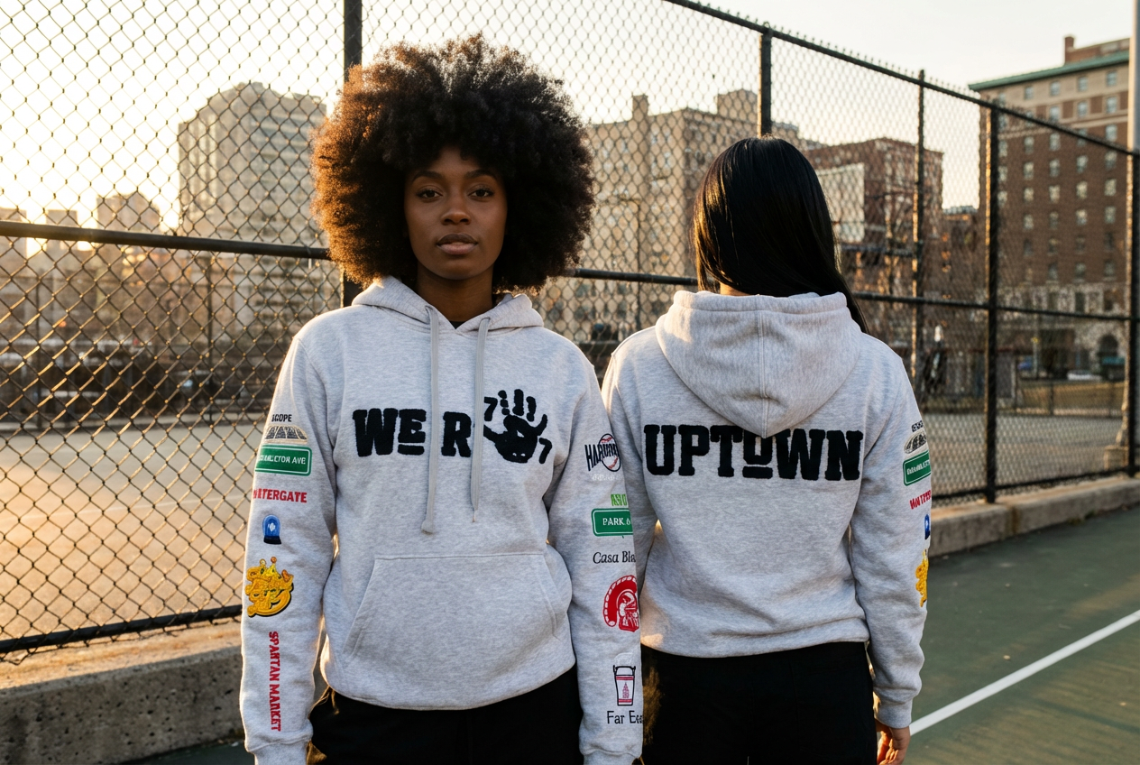 "UPTOWN" Chenille Hoodie