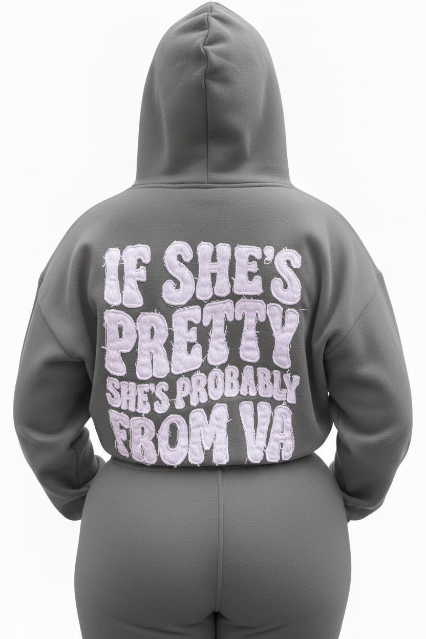 "PRETTY GIRL" DISTRESSED EMBROIDERED SETS
