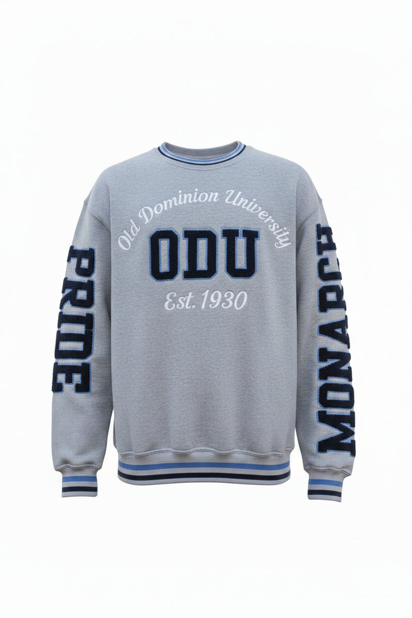 "OLD DOMINION (ODU)" STATEMENT SWEATSHIRT