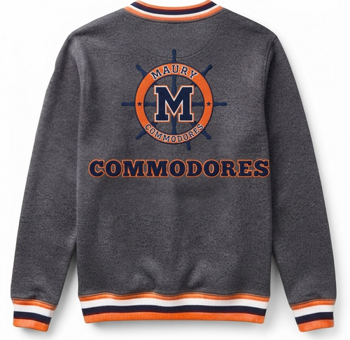"MAURY"  ALUMNI Chenille Embroidered Sweatshirt