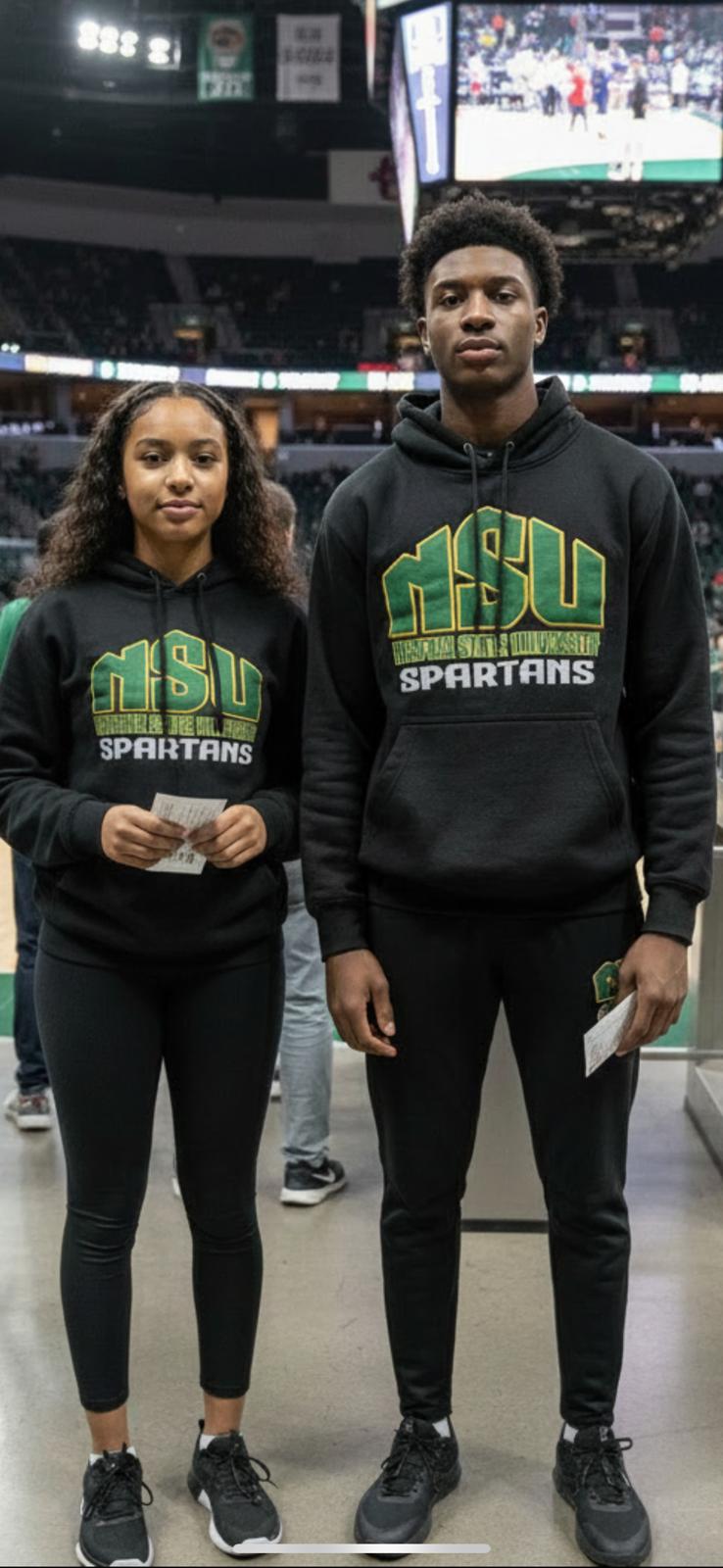 NSU EMBROIDERED HOODIE