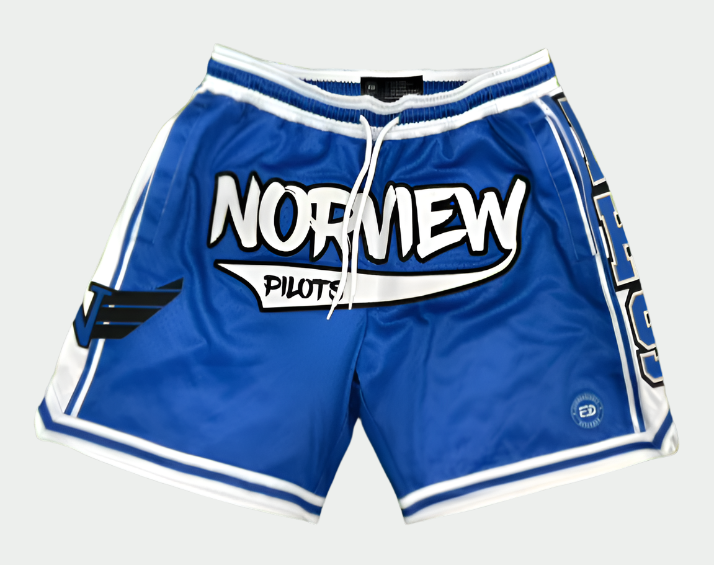 "Norview" Varsity Retro Shorts