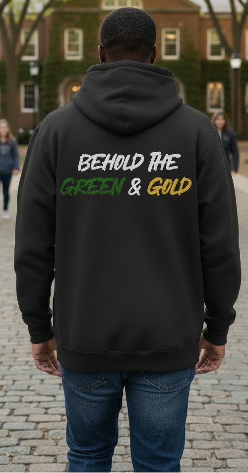 "Norfolk State (NSU)"  BEHOLD Chenille Hoodie