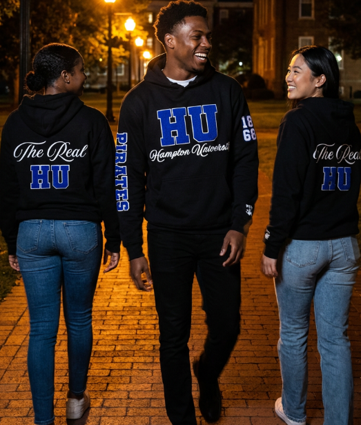 "Hampton University" Chenille Hoodie