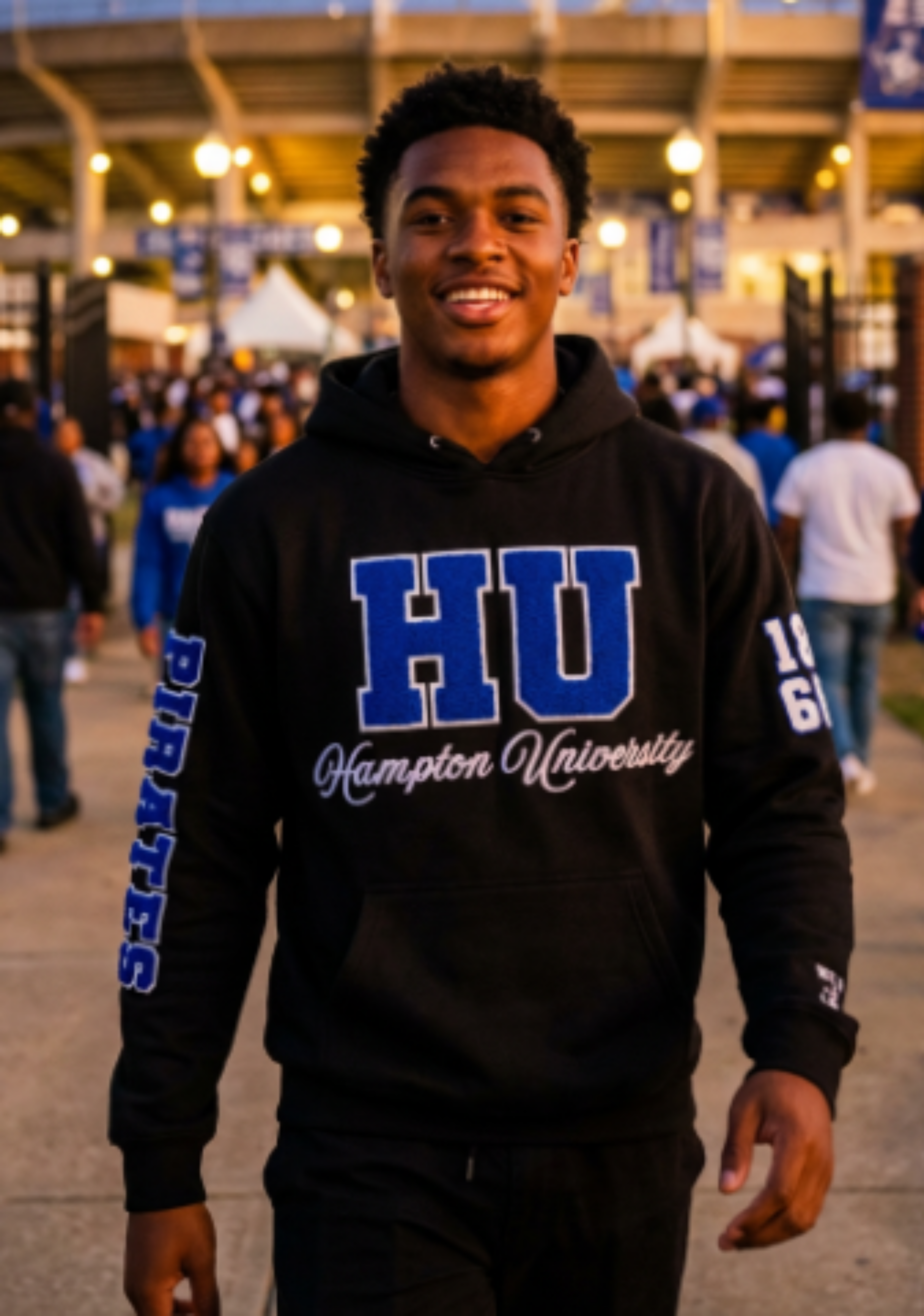 "Hampton University" Chenille Hoodie