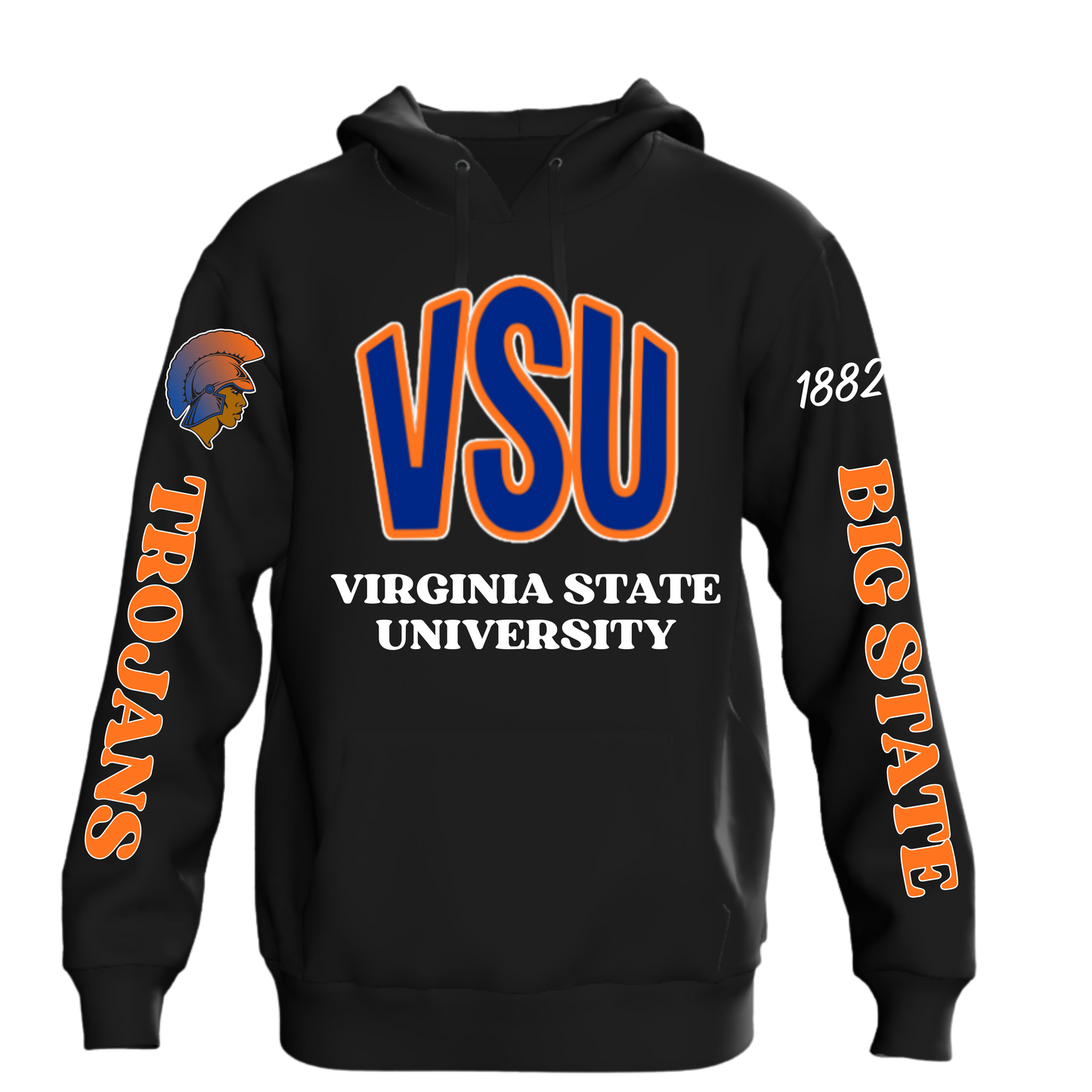 "Virginia State(VSU)" Chenille Hoodie (PRE-ORDER)