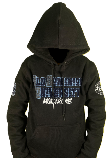 "Old Dominion(ODU)" Embroidered Hoodie
