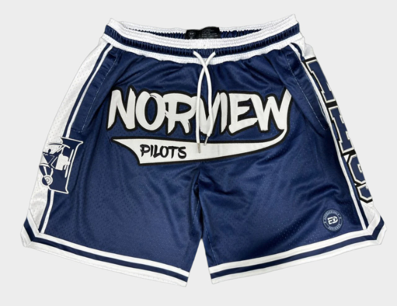 "OLD NORVIEW" Varsity Retro Shorts