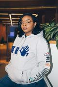 GRAY "NORVIEW" Nostalgia Chenille Hoodie