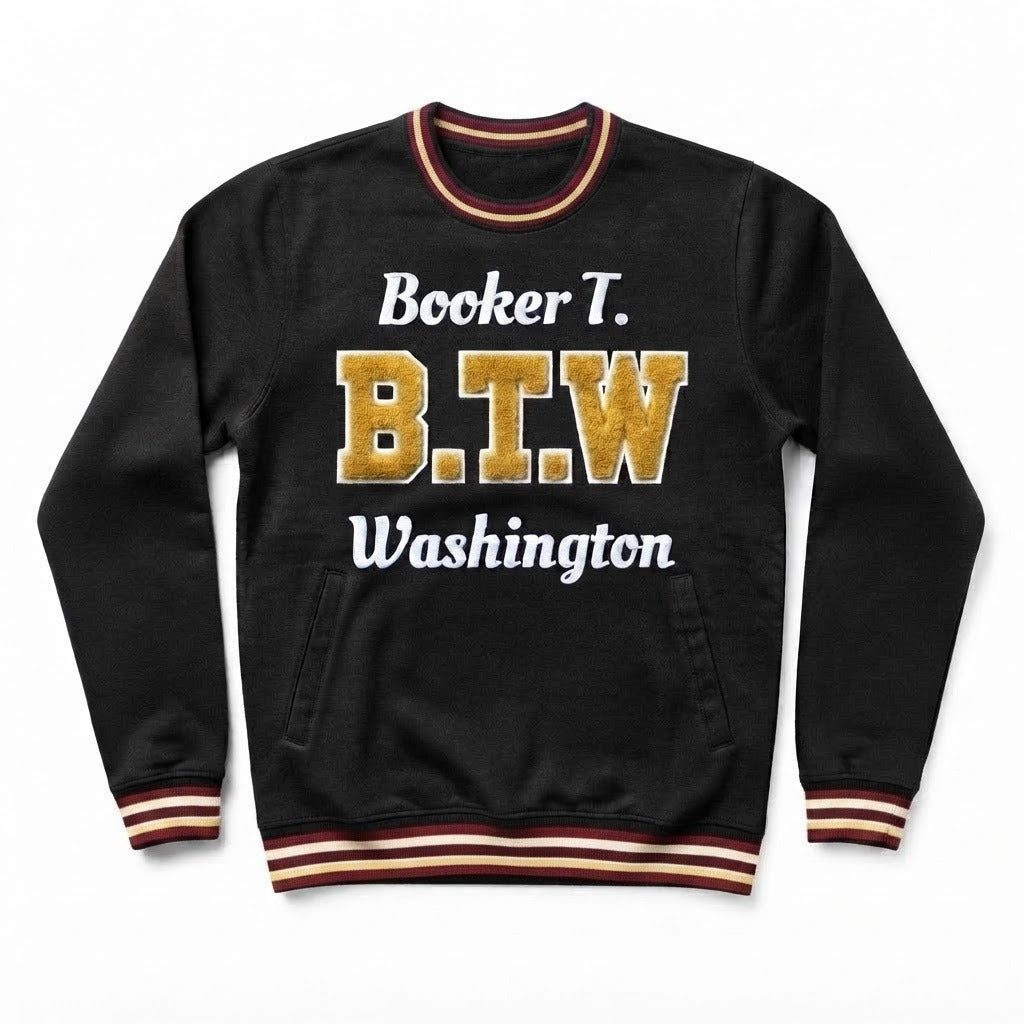 "BTW" BOOKER T WASHINGTON ALUMNI Chenille Sweatshirt