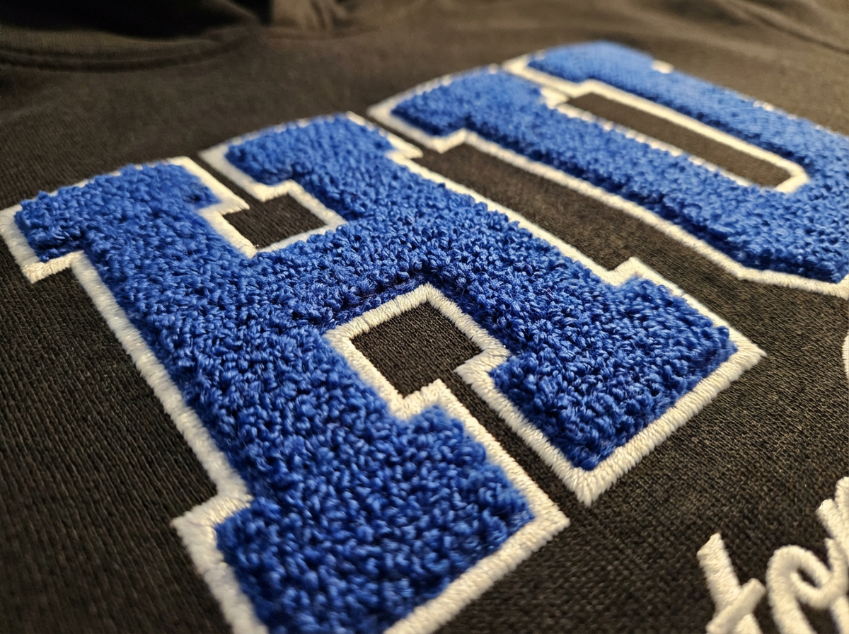 "Hampton University" Chenille Hoodie
