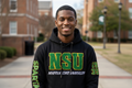 "Norfolk State (NSU)"  BEHOLD Chenille Hoodie
