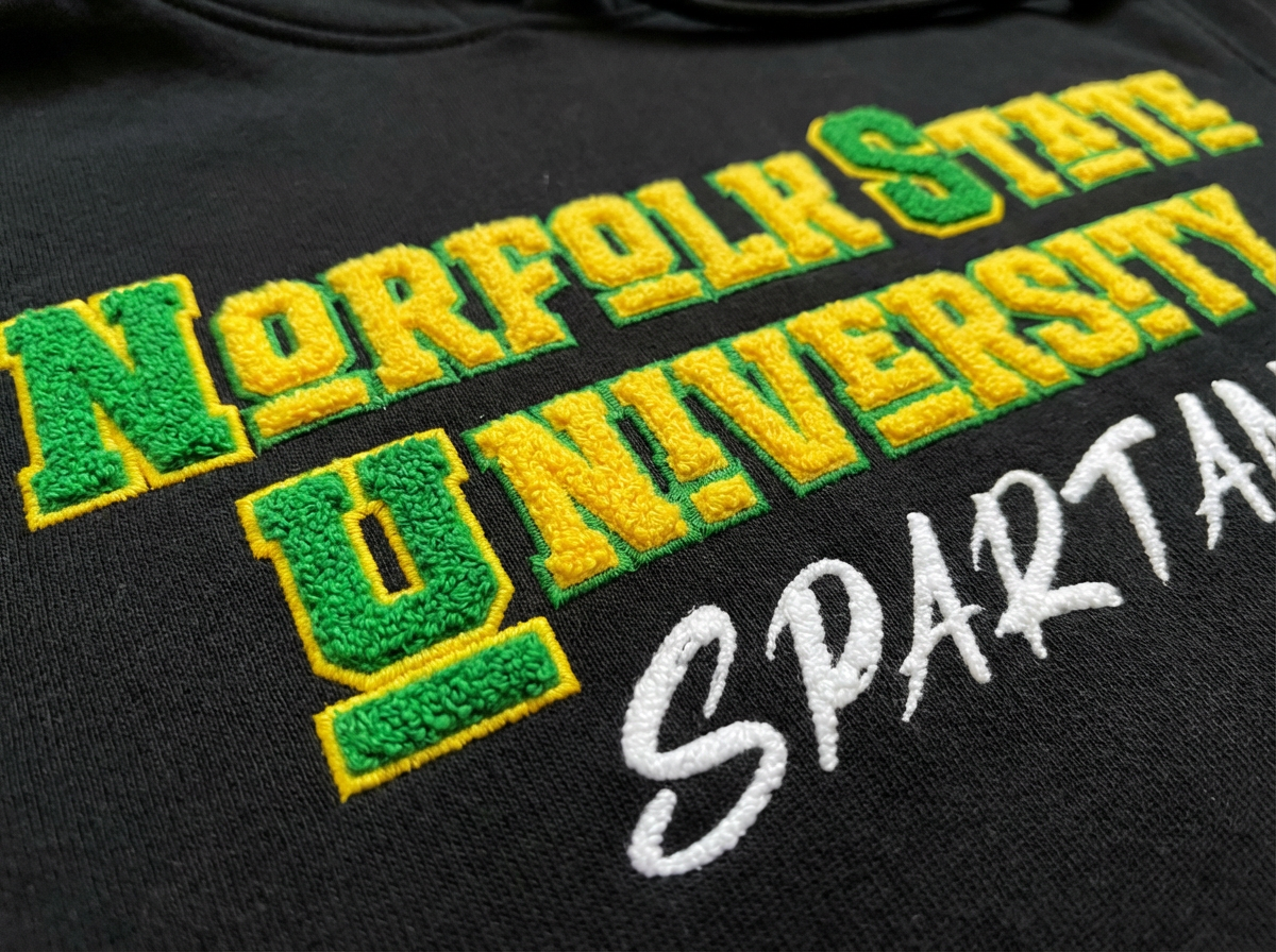 "Norfolk State(NSU)" Chenille Hoodie