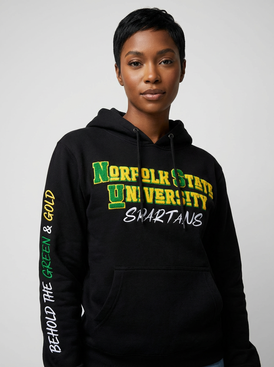 "Norfolk State(NSU)" Chenille Hoodie