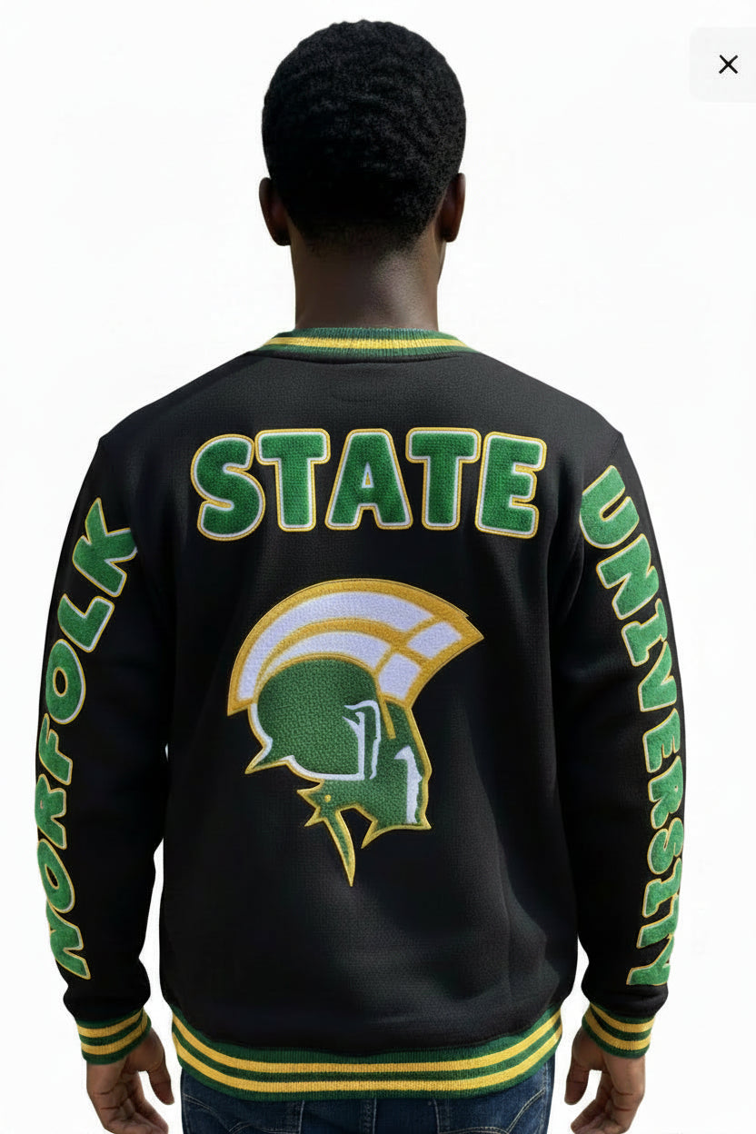 BLACK "Norfolk State (NSU)" STATEMENT SWEATSHIRT