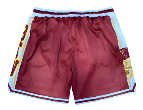 "BTW" Varsity Retro Shorts