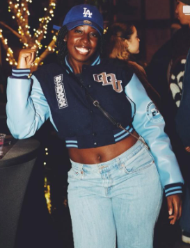 "Old Dominion(ODU)" Cropped Varsity Jackets